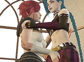 Arcane - Vi and Jinx Lesbian Lovemaking [4K, 60FPS, 3D Hentai Game, Uncensored, Ultra Settings]
