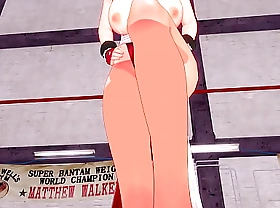[3D HENTAI] MAI SHIRANUI fights Futa POISON in an intense SEX BATTLE !!! [King be required of Fighters VS Street Fighter]