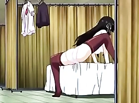 Anime solo masturbating