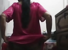 Bangladeshi Aunty Similarly the brush pioneering Thong G-string connected in the matter of video call