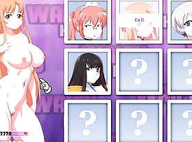 Waifu Hub [Hentai parody game PornPlay ] Ep.5 Asuna Porn Couch casting - she likes to cheat exceeding her boyfriend while carrying out anal sex
