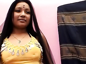 Lush indian sister in law is rendering her first porn casting