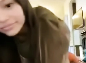 Asian Cutie Receives Her Pussy Eaten On Periscope