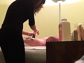 Cum flow at the end of one's tether way of waxing - SpyHappyEnding