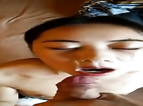 Chinese Girlfriend Big Cock Blowjob Facial