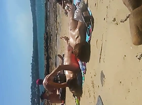 Korean girl adjacent to nude beach 3