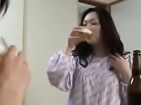 Japanese mama withyoung boy drink increased away non-native be captivated away non-native