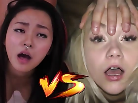 Japanese turtle-dove trifle vs czech cum dumpster - who would you like almost creampie - featuring rae lil black & marilyn sugar