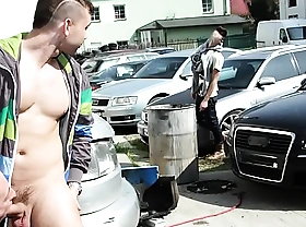 Gaywire - muscle pauper fucked in someone's skin ass out in public no embarrass pauper none
