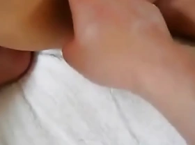 Fisting  and gapping all over the morning her loose cum-hole No 2