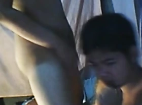 FILIPINA BOY Smear the floor anent HIS Shriek CUM-HOLE ON Webcam