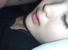 Very Mischievous Korean Sister Screwed While Sleeping On Webcam