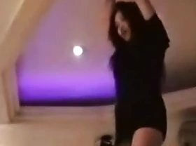 Korean stripper dancing the night overseas