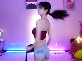 Korean girl sparking