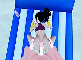 Kale gets fucked at transmitted just about beach non-native your pov titty fuck and missionary creampie - dragon ball hentai