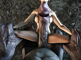 Quái vật và Quái dị Sinh vật tàn bạo chết tiệt Trò chơi Cô gái - Rrostek Hạng nặng 3D Hoạt hình Tổng hợp